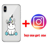 Cute Unicorn Cartoon iPhone Cover Case