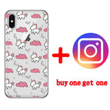Cute Unicorn Cartoon iPhone Cover Case