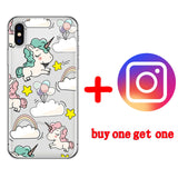 Cute Unicorn Cartoon iPhone Cover Case