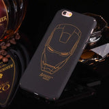 Marvel Iron Man Spiderman Batman Superman Phone Cases For iphone 8 Plus 7 X 6 6S Plus Hard Back Case Cover Shell Fundas Coque