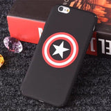 Marvel Iron Man Spiderman Batman Superman Phone Cases For iphone 8 Plus 7 X 6 6S Plus Hard Back Case Cover Shell Fundas Coque