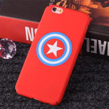 Marvel Iron Man Spiderman Batman Superman Phone Cases For iphone 8 Plus 7 X 6 6S Plus Hard Back Case Cover Shell Fundas Coque