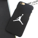 JAMULAR Slim NBA Matte Case For iPhone X 7 6 6S Plus Hard Plastic Back Cover Jordan Case For iphone 7 8 6 6s Plus 5s SE Cover