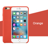 Original Have LOGO Silicone Case For iPhone 7 8 Plus Phone Silicon Cover For iphone X 6S 6 Plus 5 5s SE For Apple Retail Box