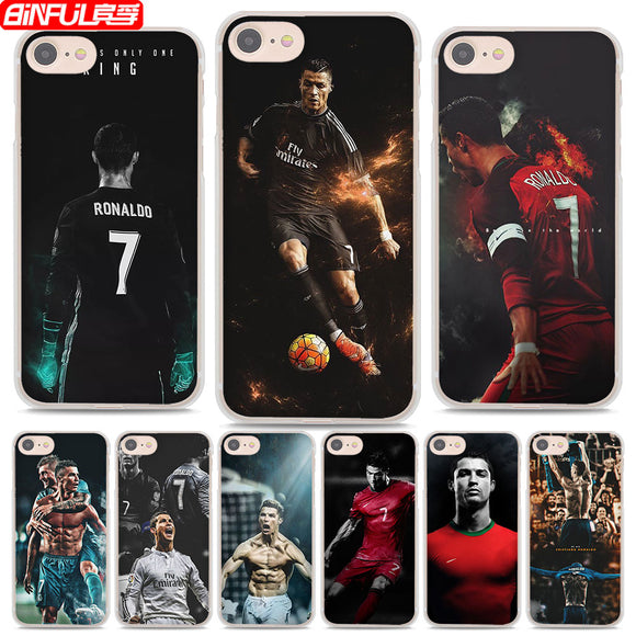 Cristiano Ronaldo Style Hard Clear iPhone Cover Case