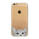 Marcon Cat Husky Dog iPhone Cover Case