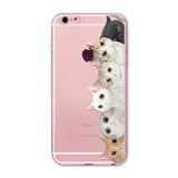 Marcon Cat Husky Dog iPhone Cover Case