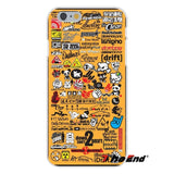 Fancy Sticker iPhone Cover Case