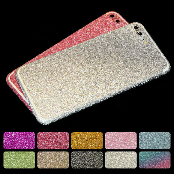 Luxury 360 Degree Full Body Glitter Sticker Cases For iPhone
