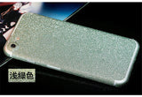 Luxury 360 Degree Full Body Glitter Sticker Cases For iPhone