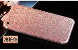 Luxury 360 Degree Full Body Glitter Sticker Cases For iPhone