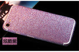 Luxury 360 Degree Full Body Glitter Sticker Cases For iPhone