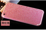 Luxury 360 Degree Full Body Glitter Sticker Cases For iPhone