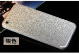 Luxury 360 Degree Full Body Glitter Sticker Cases For iPhone